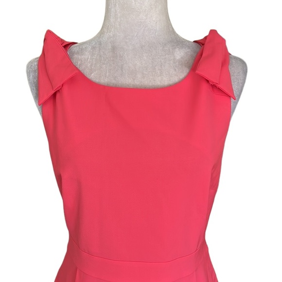 J. Crew Pink Origami Bow Detail Sleeveless Sheath Dress - 12 - Picture 5 of 15
